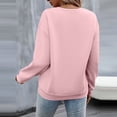 thumbnail image 5 of Bibifish Womens Sweatshirts Graphic Long Sleeve Crewneck Sweatshirts Funny Letter Printed Daily Home Outdoor Workout Pullover Tops, 5 of 8