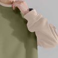 thumbnail image 7 of Elvqul Mens Sweatshirts Crewneck Solid Green Sweatshirts for Men No Hood, 7 of 7