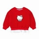 thumbnail image 3 of Hello Kitty primavera y otoño nuevo suéter para niños niñas dibujos animados manga larga Top puro algodón pantalones cómodos ropa para niños, 3 of 5