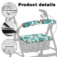 thumbnail image 5 of HELLHERO Monstera Leaves Walker Rollator Seat Back Cover Back Cover Waterproof for Outdoor Park Removable Comfortable, 5 of 7