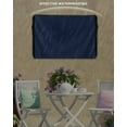 thumbnail image 3 of Navy Blue Outdoor TV Cover 60-65 Inch Weatherproof, Modern Pure Navy Blue Waterproof Outdoor TV Covers, 3 of 7
