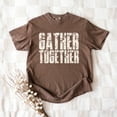 thumbnail image 4 of Gather Together Block Distressed - Women's Garment Dyed Graphic T-Shirt, 4 of 10