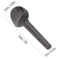 thumbnail image 1 of 4 Pcs Violin Pegs Quality Fiddle Strings Shaft Tuning Pegs Accessories With Ebony Solid Wood Black, 1 of 8