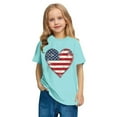 thumbnail image 5 of ZACPNCV Flag Shirt for Toddler Kids Boys Girls USA Flag Heart Graphic T-Shirt 4th of July Shirt Patriotic Tee Tops Blue 3-4 Years, 5 of 8
