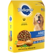 PEDIGREE Complete Nutrition Adult Dry Dog Food Roasted Chicken, Rice & Vegetable Flavor Dog Kibble, 30 lb. Bag