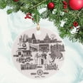 thumbnail image 3 of Holiday Ornaments Austin, Texas Flat Ornament Alamo Landmarks Lone Star Ciaus005, 3 of 3