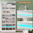 thumbnail image 4 of Richya 71'' Tall 8 Tiers Shoe Cabinet Holds 32-40 Pairs,Shoe Rack,Shoe Storage Organizer for Entryway,Storage Shelves,, 4 of 6