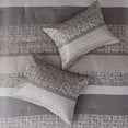 thumbnail image 4 of Gracie Mills Hickman 7-Piece Transitional Striped Jacquard Comforter Set - GRACE-14306, 4 of 5