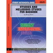Student Instrumental Course: Student Instrumental Course Studies and Melodious Etudes for Bassoon: Level II (Paperback)