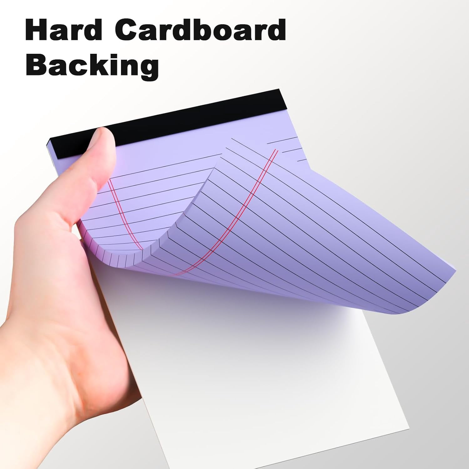 Colored Note Pads College Ruled Small Legal Pads Paper Notepads Study Back Writing Paper Pads Perforated Narrow Ruled Pads of Paper