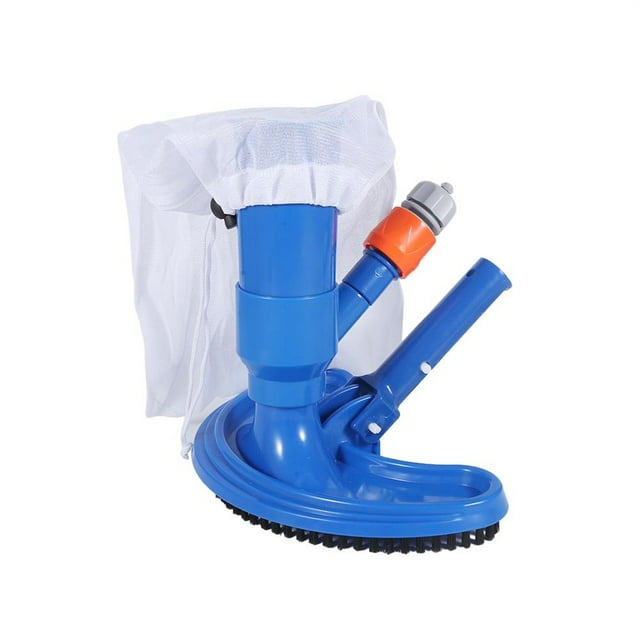 Filetarys Manual Pool Vacuum Head Brush, Cleaning Brush Easy Assembly Half Moon Strong Swimming Pool Vacuum Brush For Pond