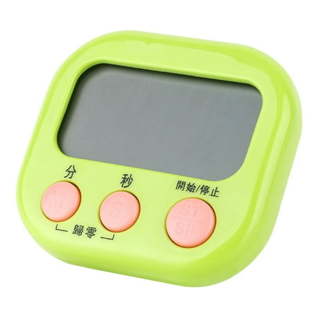 

Digital Kitchen Timer with Big Digits Countdown Up Timer Magnetic Backing/Stand/Hanging Hole Applicable Cooking Shower