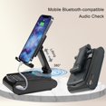 thumbnail image 3 of Support de Téléphone Sans Fil avec Haut-Parleur Haut-Parleur Compatible Bluetooth Support de Téléphone Mobile Télescopique avec Fond Antidérapant à Forte Charge, 3 of 8