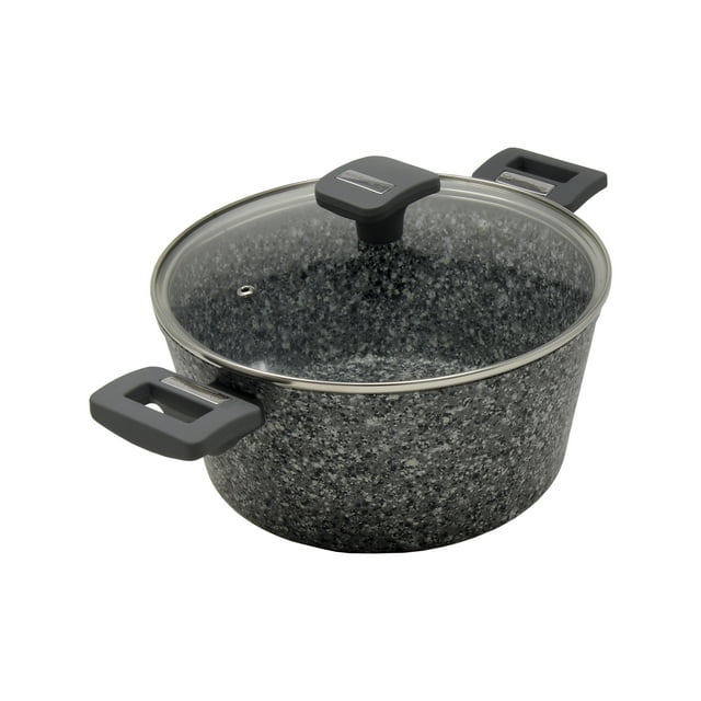 Westinghouse Cacerola Antiadherente De Mármol Gris Granito 28cm White-Westinghouse Mármol Gris Granito