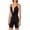 Very Black, variant on Plunge Low-Back Mid-Thigh Bodysuit - 10157R (Very Black, S)