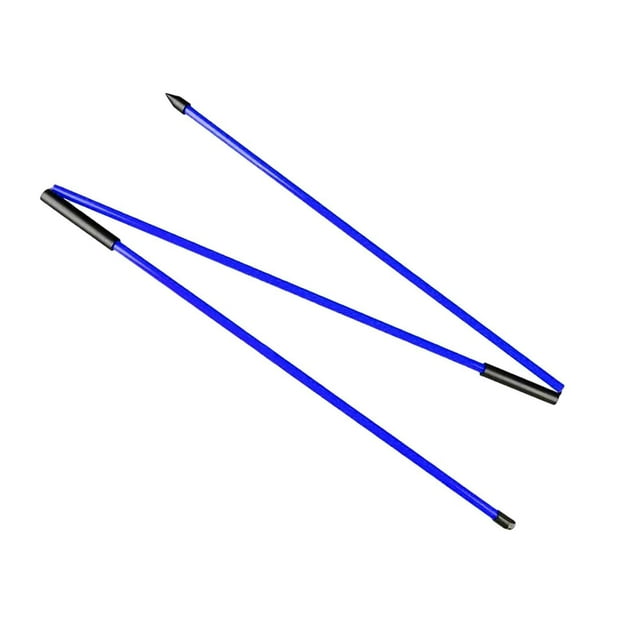 braveheart Golf Alignment Stick Portable for Putting Aiming Red Practice Swing Full Posture Blue 122cm