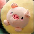 thumbnail image 2 of 18" Pig Plush Pillow Cute Avocado Stuffed Animal Kawaii Squishy Anime Piggy Plushie Soft Hugging Pillow Plush Toy Gifts for Kids Boys Girls Halloween, 2 of 4