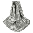 thumbnail image 2 of Square Silk Like Head Scarf Women's Fashion Satin Scarf Bandana for Hair Wrapping at Night., 2 of 4