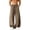 Coffee, variant on Mens Linen Harem Pants Yoga Beach Loose Fit Wide Leg Casual Breathable Summer Elastic Waist Drawstring Baggy Trousers with Pockets Big and Tall Size M-5XL Coffee