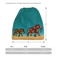 thumbnail image 3 of Disketp Elephants Slouchy Beanie Hip-Hop Soft Lightweight Running Beanie Adult Hats Chemo Cap for Men Women, 3 of 8