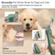thumbnail image 2 of Cepillo para perros y gatos para mudar, acicalar y quitar el pelo, cepillo para mascotas para perros y gatos de pelo largo, mediano y rizado, elimina fácilmente el pelo flotante, bajo YONGSHENG Peine para mascotas, 2 of 3