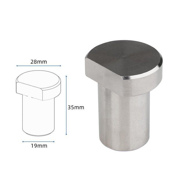 Tapón de espiga de mesa de acero inoxidable Accesorio de taller de desmontaje rápido (19 mm) Likrtyny Para estrenar