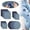 20pcs, variant on 20 patches for cutting clothing accessories,On Fabric Twill Clothing Repair Patch Kit Assorted Sizes & Colors Adhesive Fabric Repair For Jeans Jackets Clothes Bags & Upholstery