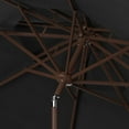 thumbnail image 3 of SAFAVIEH Lorenia 9' Double Top Market Patio Umbrella, Black, 3 of 5