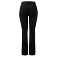 thumbnail image 5 of Gibobby Pantalones para mujer Pantalones vaqueros sueltos de estilo de moda con diseño de pierna recta de cintura alta informal para mujer(Negro,M), 5 of 5