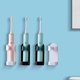 thumbnail image 5 of Soporte para cepillo de dientes eléctrico pequeño, montado en la pared, 2 uds., adecuado para cepillo de dientes eléctrico (negro), 5 of 5