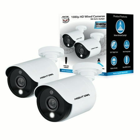 Night Owl 2PK 1080p HD Wired Cameras with Built-in