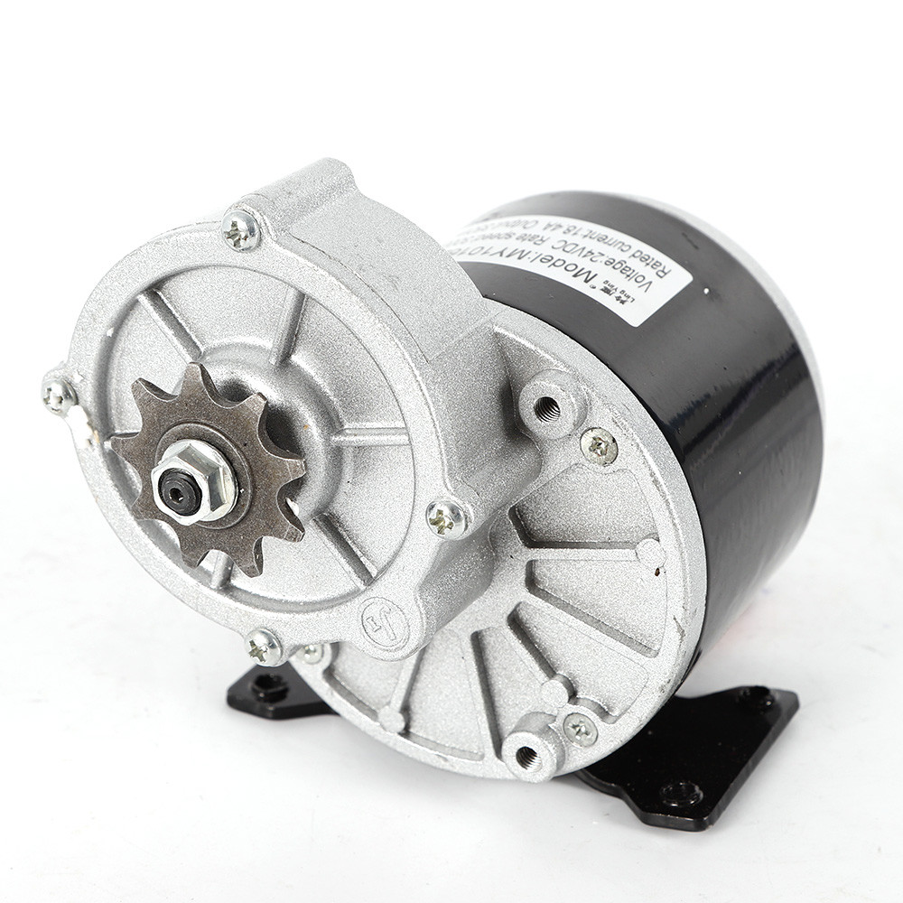350W 24 V DC electric motor for bicycle bike scooter gear reduction 300 Rpm for Small Electric Vehicles, Mopeds, Mini Bikes