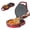 Red, variant on Commercial Chef 12” Pizza Maker with Variable Temperature, Quesadilla Maker with Non-Stick Baking Plates, Indoor Electric Grill, 1500 Watts, CHPM12R, Red