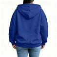 thumbnail image 5 of Sakuulaan Womens Plus Size Hoodie Zip Up Fleece Sweatshirt Long Sleeve Casual Cardigan Jacket, 5 of 8