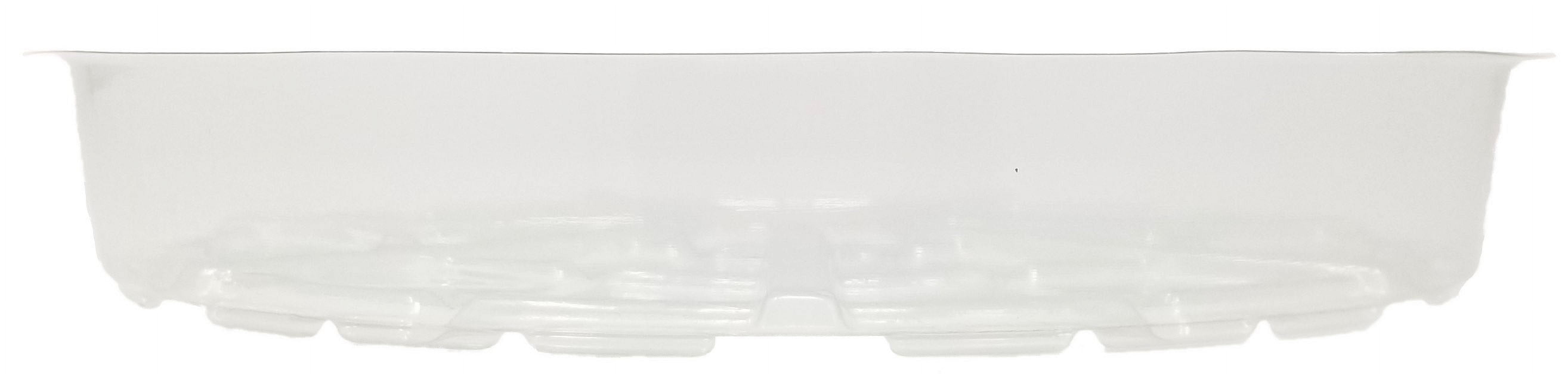 Mainstays Saucer  10 Inch Clear Plastic Round Plant Saucer