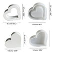thumbnail image 3 of Love Heart Shape Silicone Mould Hollow out Love Hear Castings Molds Handmade Ornaments Epoxys Resins Molds Decorating, 3 of 9