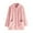 Pink, variant on Womens Cardigans Flannel Cardigan Top Long Sleeve Cozy Fleece Loungewear Pullover Soft Warm Winter Sleepshirt Housewear With Pockets,Pink