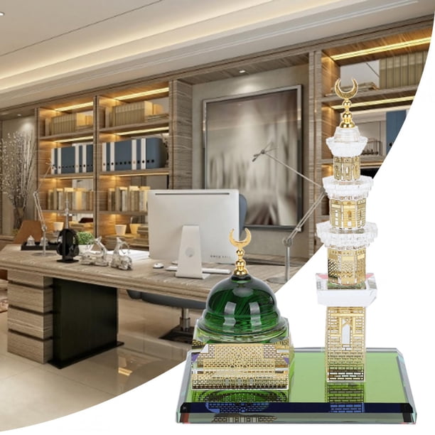 Adornos musulmanes fuertes, Kaaba musulmana, para celebraciones de eventos de decoración de gabinetes de sala de estar,Adornos de escritorio islámico Kaaba musulmán, adornos musulmanes, adornos de mez Higoodz Arte y Manualidades