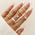 thumbnail image 4 of HAHDAXIA Stocking Stuffers for Teens Gold Stackable Rings Set for Women Vintage Knuckle Rings for Teen Girls Midi Rings Pack Statement Bohemian Stacking Rings for Women Multiple Rings Pack, 4 of 7