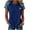 Blue Tops, variant on Blouse for Women Soild Color Plus Size V Neck Tunic Tops Summer Short Sleeve Trendy Casual Flowy Shirts Gray Tops S