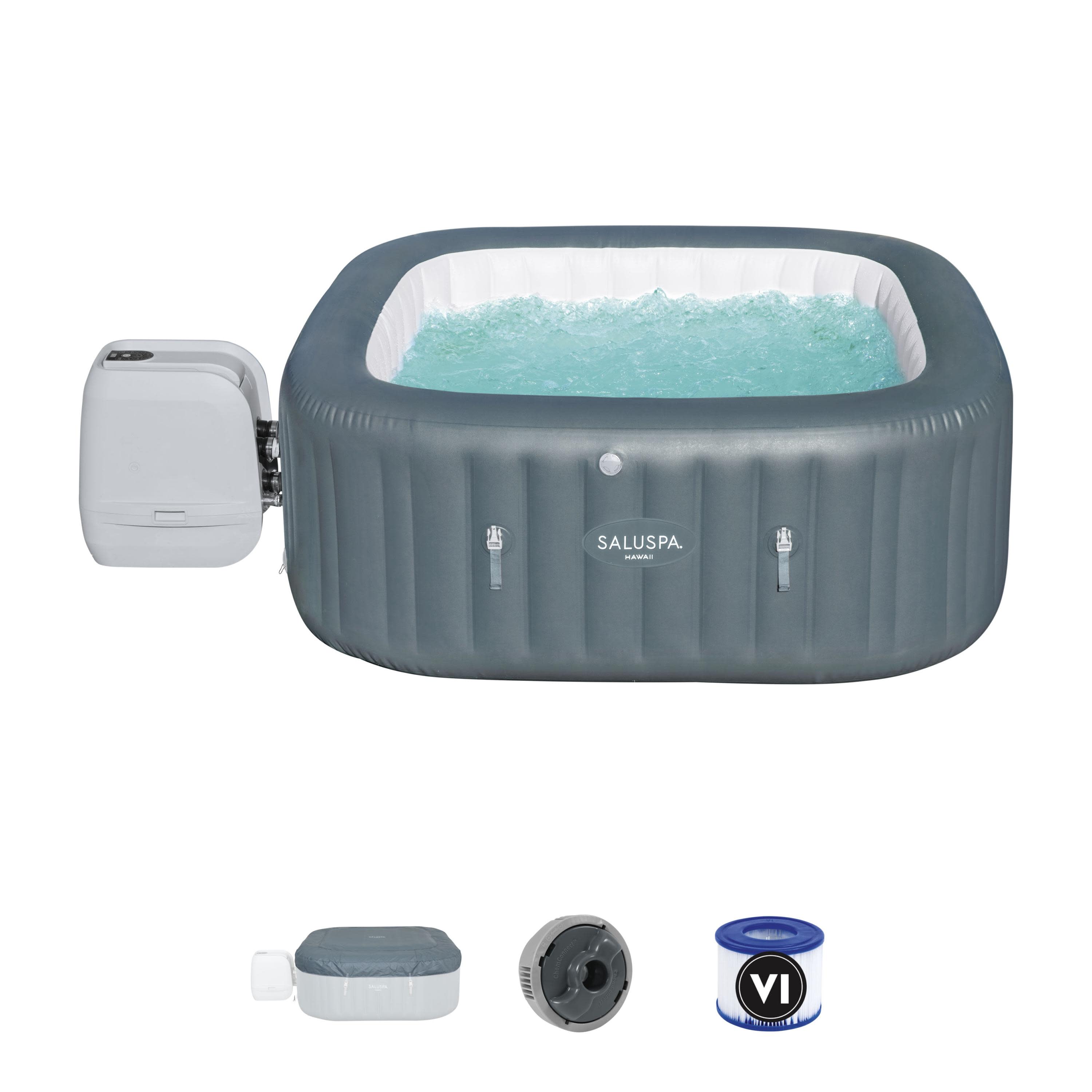 SaluSpa Hawaii HydroJet Pro Inflatable Hot Tub Spa 4-6 Person - image 3 of 9