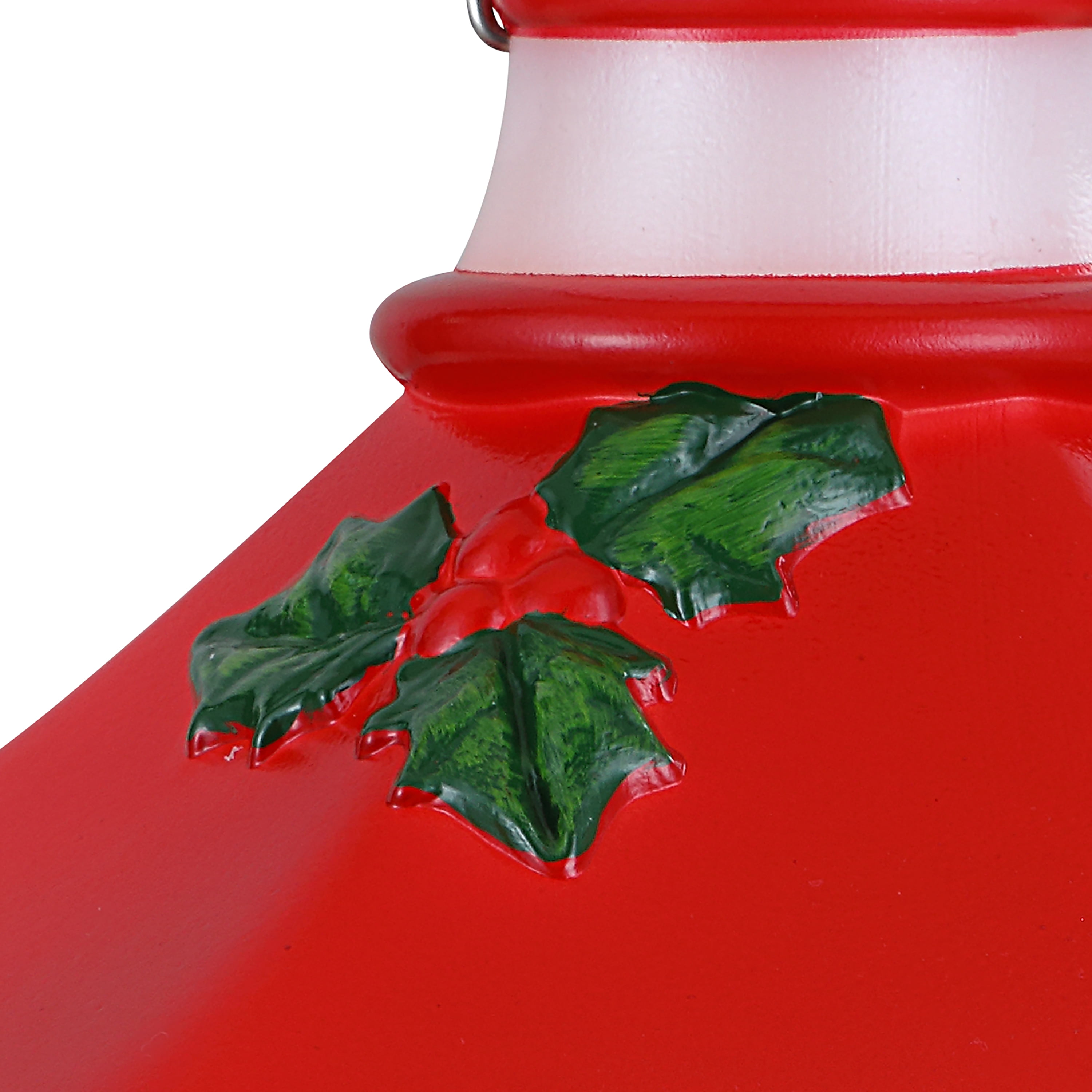 Mr. Christmas 11-inch Blow Mold Lantern, Red
