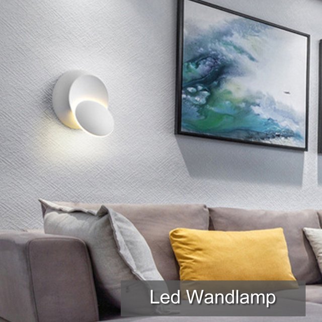 Lámpara De Pared De Media Luna Lámpara De Pared De Escalera Led Minimalista Moderna De 5W Rotación De 350 ° Accesorio De Pasillo Nórdico Con Luz Cálida Luz De Aplique De Protección Ocular Para Hotel P Muyoka Hogar