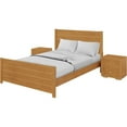 thumbnail image 5 of HomeStock Urban Oasis Wooden Platform Bedroom Set, 5 of 5