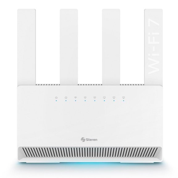 STEREN Router Wi-Fi* 7 BE3600 2.4 GHz y 5 GHz, hasta 220 m de cobertura COM-BE3600