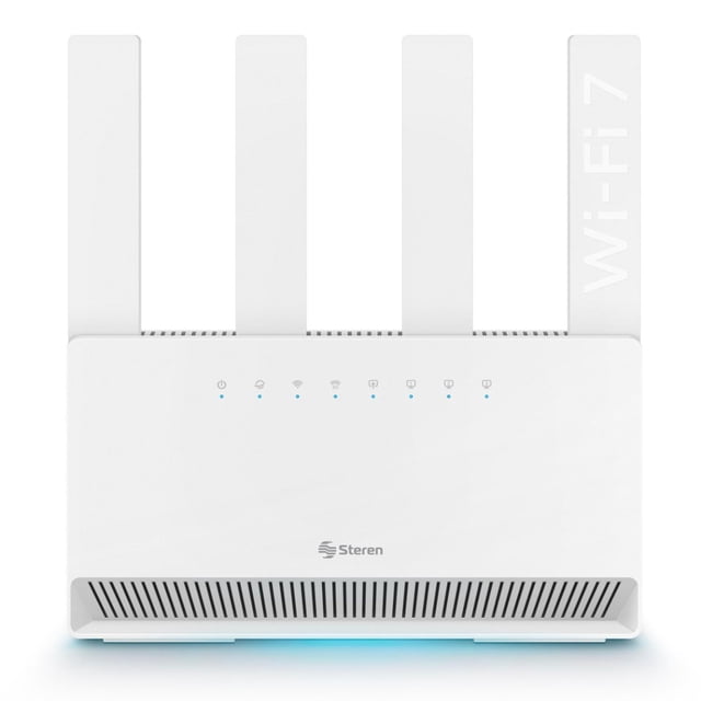 STEREN Router Wi-Fi* 7 BE3600 2.4 GHz y 5 GHz, hasta 220 m de cobertura COM-BE3600