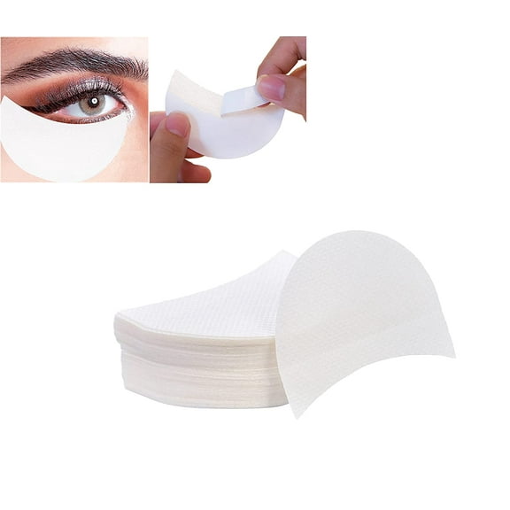 50Pcs Eyeshadow Shields, Lint Free Eyeshadow Stencil Gel Pad Under Patches, Prevent Makeup Residue for Eyelash Extensions, Eyeliner, Lip and Tinting Makeup