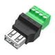 thumbnail image 5 of Adaptador/convertidor de extensión de cable con conector USB 2.0 para transmisión estable Femenino, 5 of 9