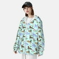 thumbnail image 4 of Picia Mallard Duck Of Lotus Flowers Women's Men's UPF 50+ Sun Protection Hoodie Shirt Long Sleeve SPF Fishing Outdoor UV Hiking Lightweight Shirts-3X-Large, 4 of 9
