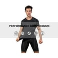 thumbnail image 5 of YUSHOW 2 Pack Mens Compression Shirts Short Sleeve Athletic Cool Dry Workout T Shirt Size XL, 5 of 6